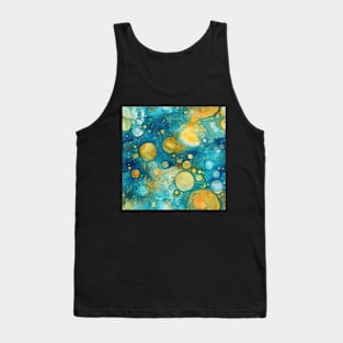 Abstract oil and water mix background Tank Top